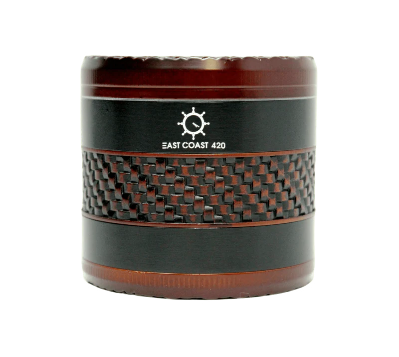 EC420 Weaving Wood Style 63mm 4 Piece Grinder - Black