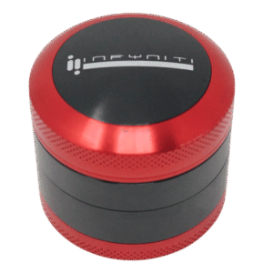 Infyniti Convex 50mm 4-Piece Grinder - Red
