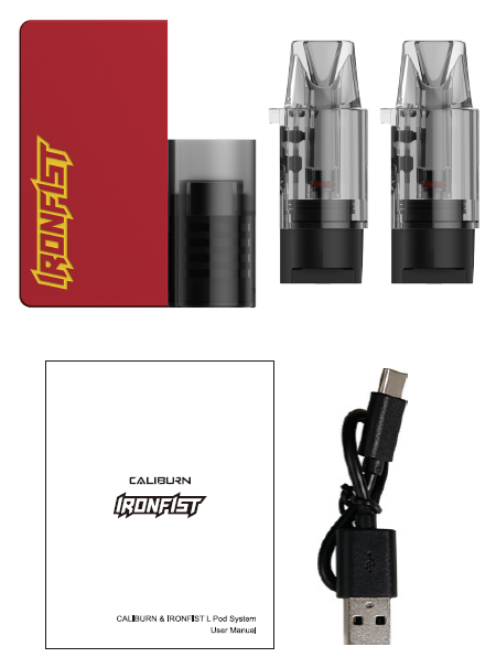 UWELL Caliburn Ironfist L Kit (Clearance) - Image 3