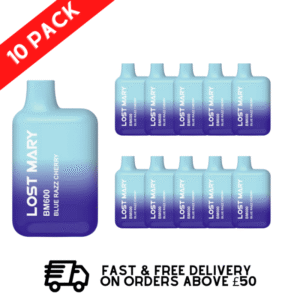 Blue Razz Cherry (NEW) - Lost Mary 600 Puff Bars Pack Of 10 BM600