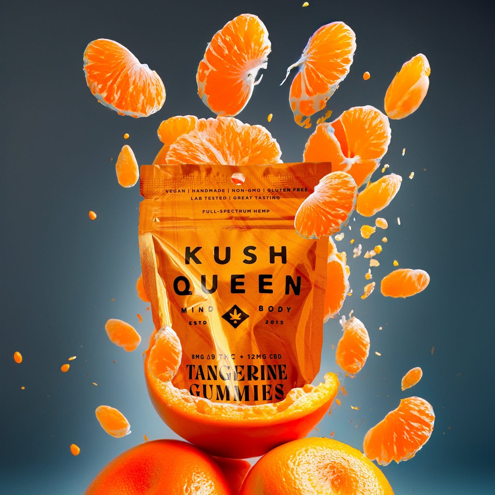 Tangerine Delta 9 THC + CBD Gummies - Image 3