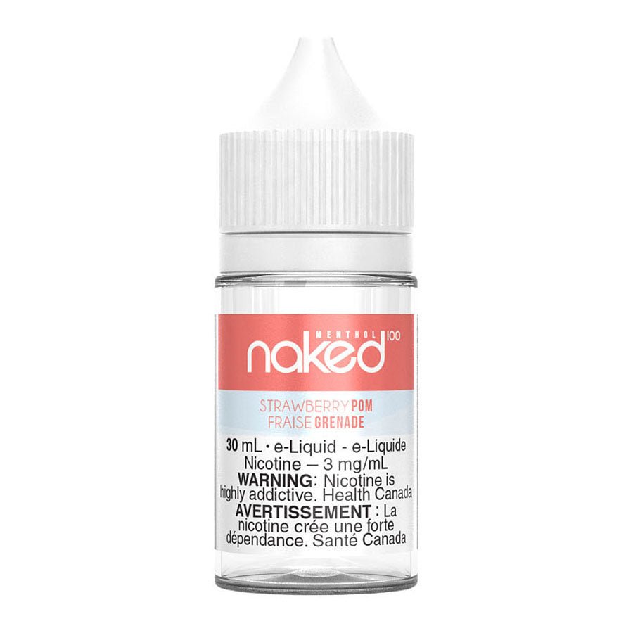 Naked100 Freebase E-Liquid - Strawberry Pom Menthol 30ml