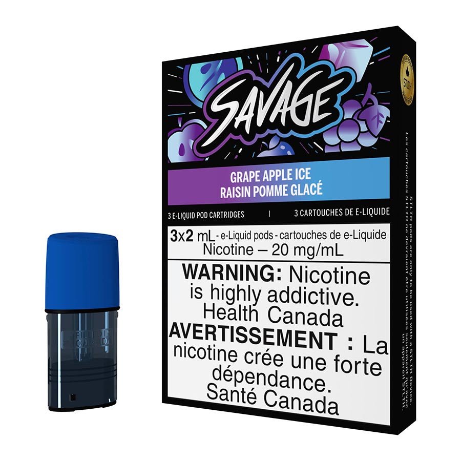STLTH E-Liquid Pod Pack - Savage Grape Apple Ice