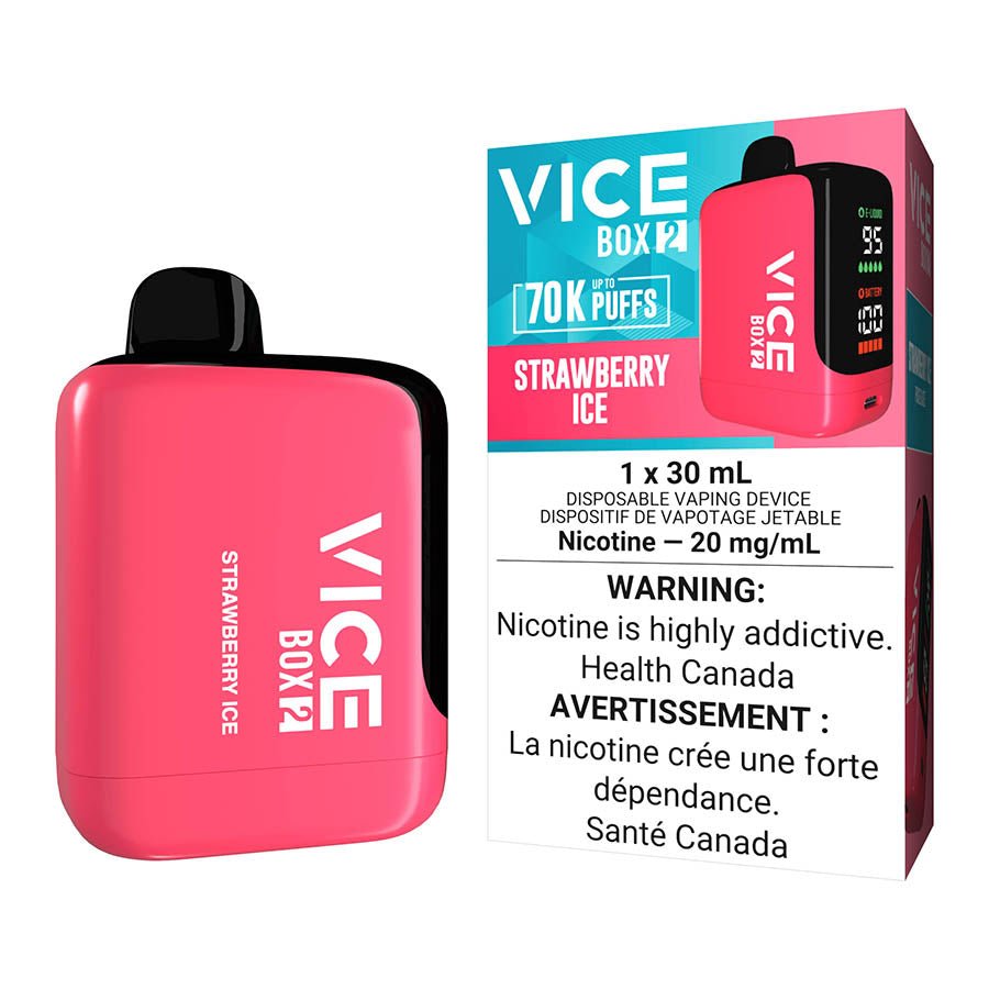 Vice Box 2 Disposable Vape Device - Strawberry Ice